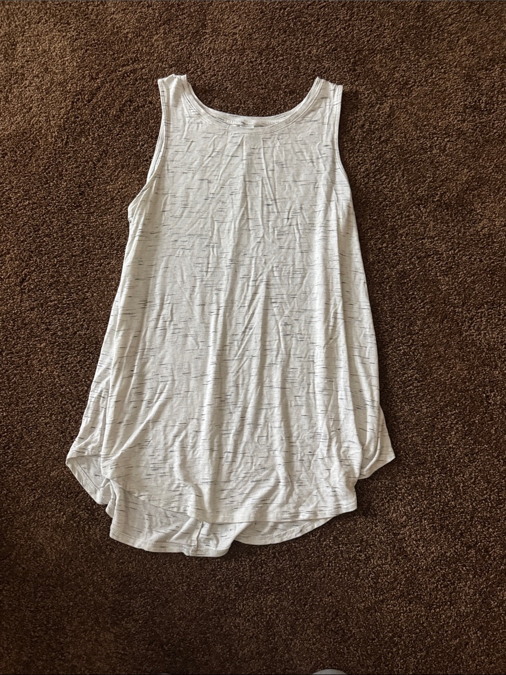 Old Navy Light Gray Scoop Neck Tank Top
